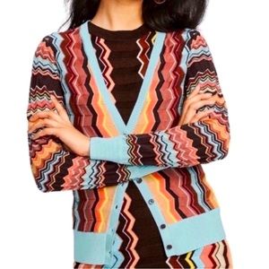 Missoni for Target Colore Zig Zag V-neck Cardigan
